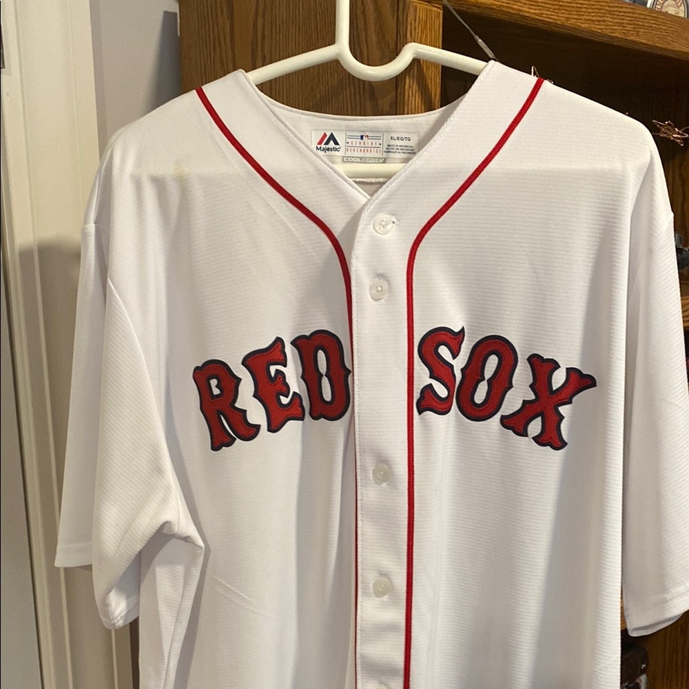 Red Sox White Jersey